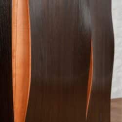 Wood detail by Waywood, furniture designers and makers. An exhibitor at Craftworks.