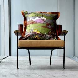 Liberty - Japanese Garden Cushion by CLS Cushions. An exhibitor at Craftworks.