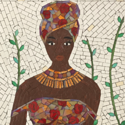 Mosaic Artwork created by Dionne Ible at Qemamu Mosaics an exhibitor at Craftworks