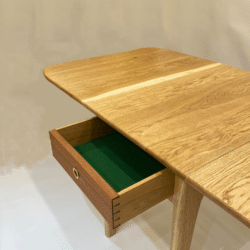 Desk with drawer by Souplesse Designs, an exhibitor at Craftworks.