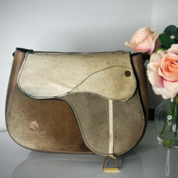 A premium leather bag by The Saddle Lady, an exhibitor at Craftworks.