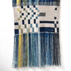 Hand-weaving by Pamela Print, an exhibitor at Craftworks represented by Design-Nation