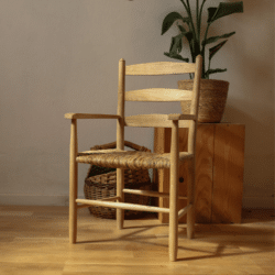 Wooden Chair from The Marchmont Workshop. An exhibitor at Craftworks.
