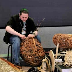 Weaving by Green Grads University student, an exhibitor at CraftWorks